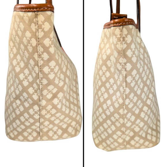 kate spade Harmony Logo Canvas Jacquard Stripe Tote - Picture 3 of 9